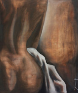 damien rais peinture huile Calme