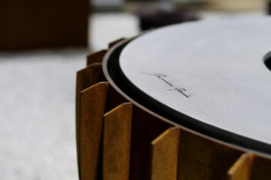 ellipsis 2 feu inox plancha à bois brasero acier brasero plancha met inox damien rais foyer exterieur brasero barbecue acier cheminee de jardin design