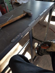 fabrication mobilier acier sur mesures damien rais