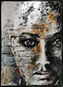 1acceuil damien rais peinture huile acrylique portrait face à face