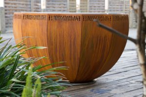 lotus de cuisson brasero plancha ellipsis barbecue grill design braseros firepit openfire cheminee acier jardin exterieur grillade outdoor kitchen damien rais 16