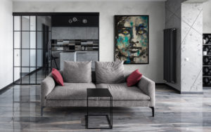 Verity Acryl et huile 80x130 cm Damien Rais 2c