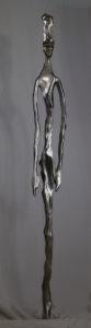 Damien Rais sculpture acier inox Oscar atelier 9