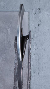 Damien Rais sculpture acier Monsieur 2