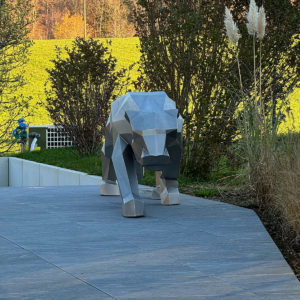 Damien_Rais_sculpture_acier_inox_Panthère_1