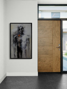 Point de rupture -Acryl et huile-85:145 cm-Damien Rais-3