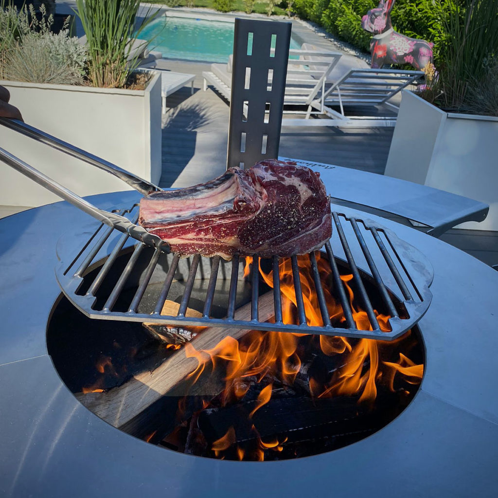 Brasero plancha Origin Damien Rais accessoires grille