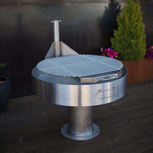 Ring -Grill-inox-BBQ-Barbecue-Openfire-Grillades-Outdoorkitchen-Club-Public bbq-inox-Picnic-Damien Rais 25-11c